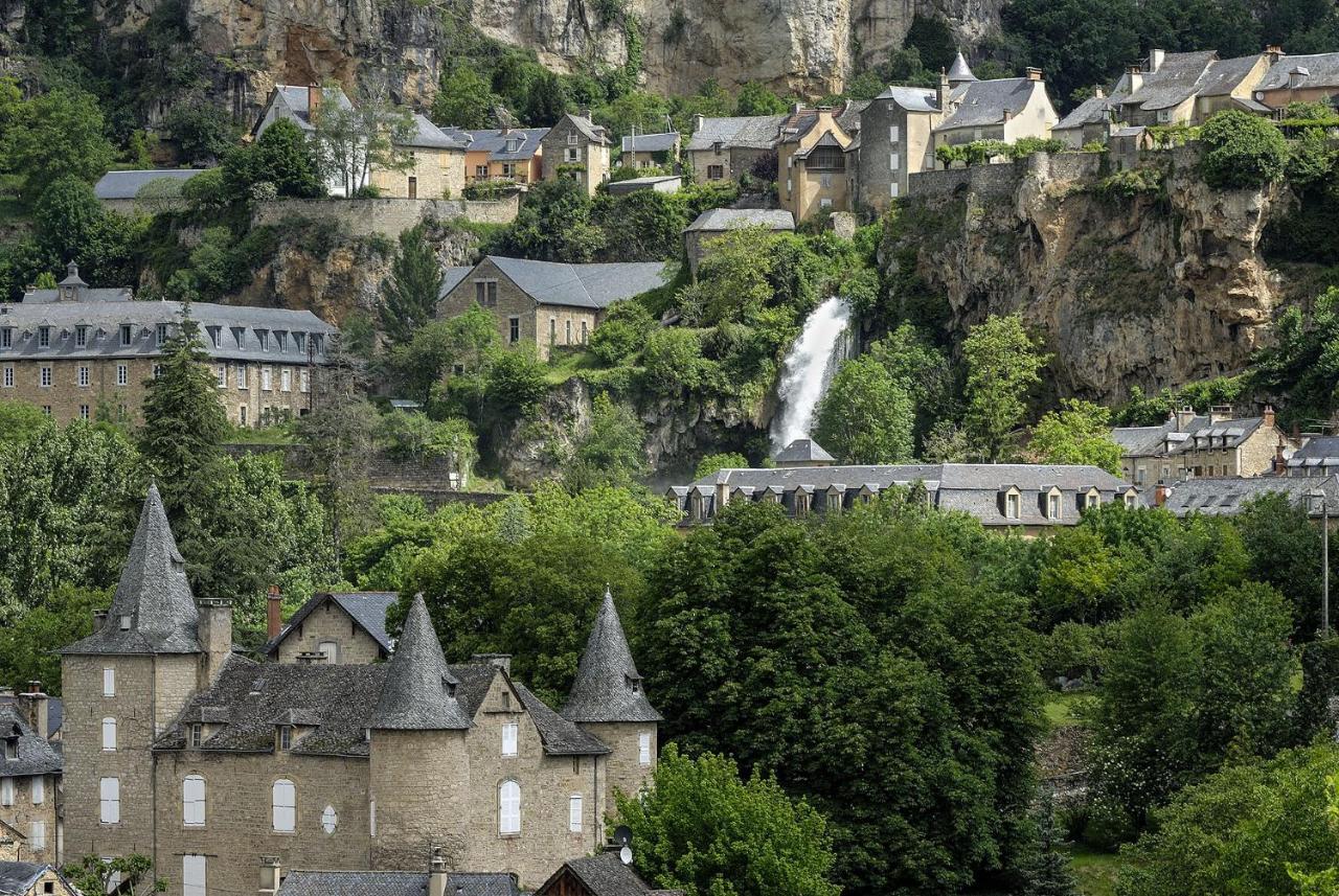 Gite De La Cascade Salles-la-Source Bagian luar foto